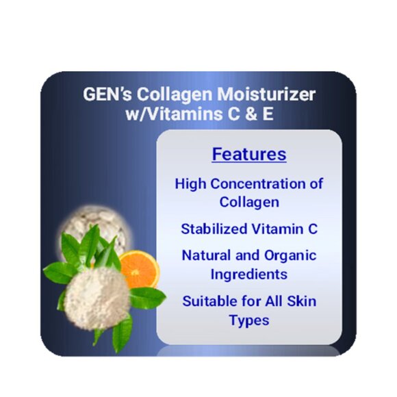 GEN Dry Skin Moisturizer | Body Lotion for Aging Skin | Collagen + Vitamin C&E - Picture 4 of 5